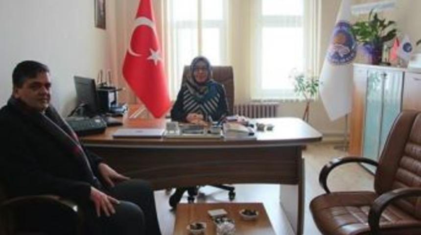 Başkan Yal&ccedil;ın&rsquo;dan Y&uuml;ksek &Ouml;ğrenim Kredi Ve Yurtlar Kurumu M&uuml;d&uuml;r&uuml; Leblebicioğlu&rsquo;na Ziyaret