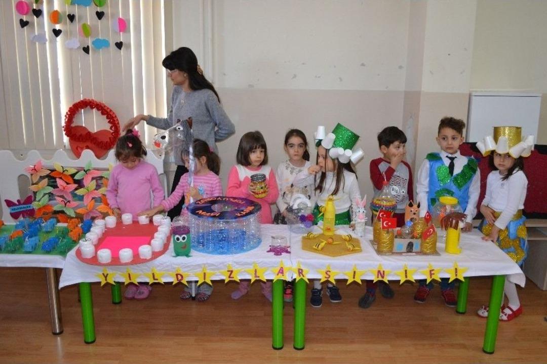 Bilecik&rsquo;te Minik &Ouml;ğrencilerin Geri D&ouml;n&uuml;ş&uuml;m Sergisi