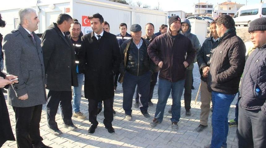 Uedaş Yetkilileri Deprem B&ouml;lgesini Ziyaret Etti