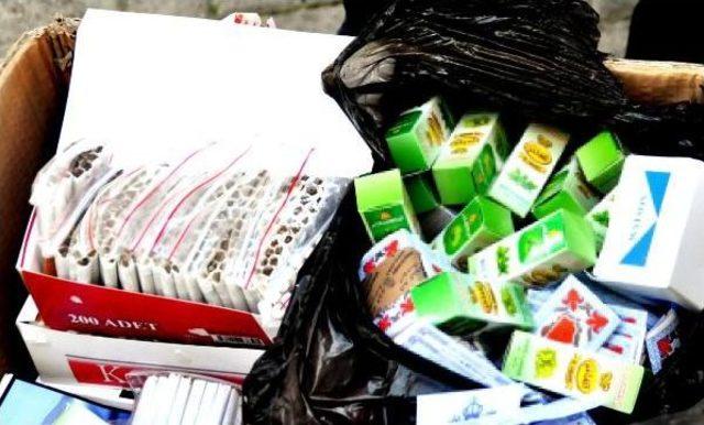 Ele Ge&ccedil;irilen Sahte Ve Ka&ccedil;ak I&ccedil;ki Ve T&uuml;t&uuml;n Imha Edildi 3