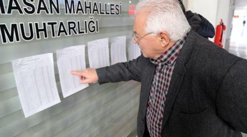 Se&ccedil;men Listeleri Asıldı