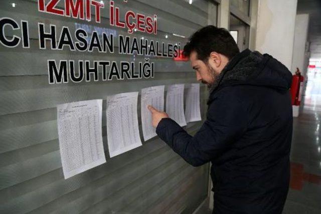 Se&ccedil;men Listeleri Asıldı 1