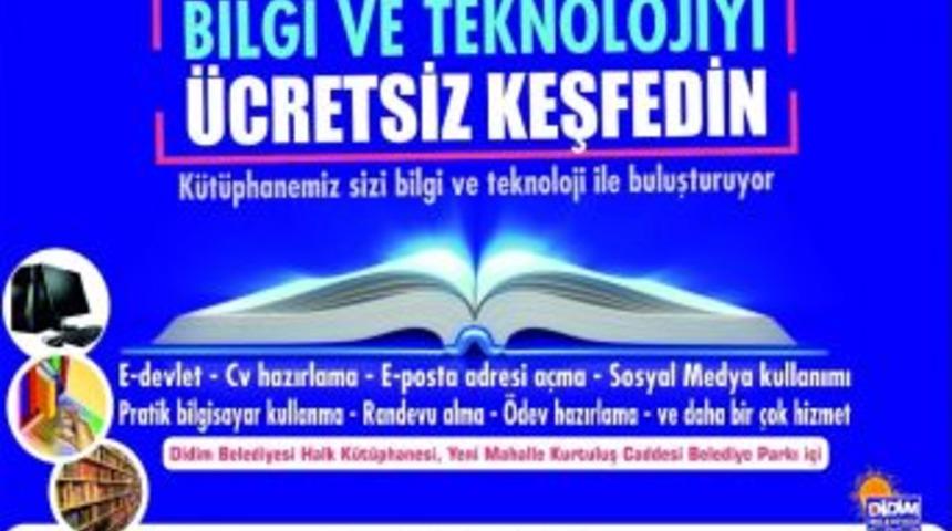 Didim Belediyesi, Herkes İ&ccedil;in K&uuml;t&uuml;phane Projesine Katıldı