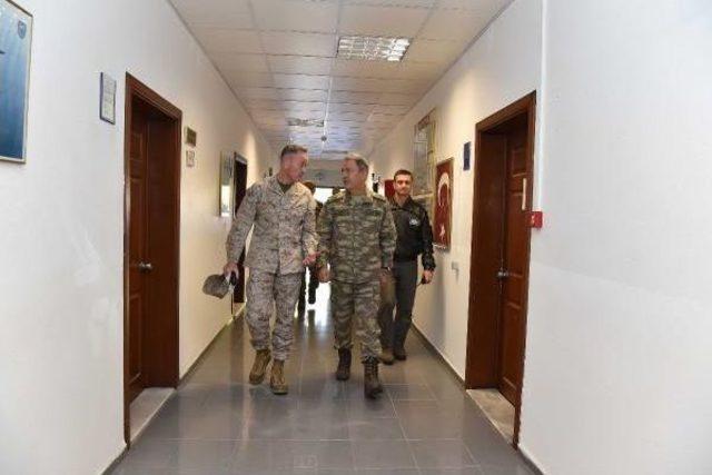 Orgeneral Hulusi Akar İncirlik'te Abd Genelkurmay Başkanı Dunford Ile Görüştü