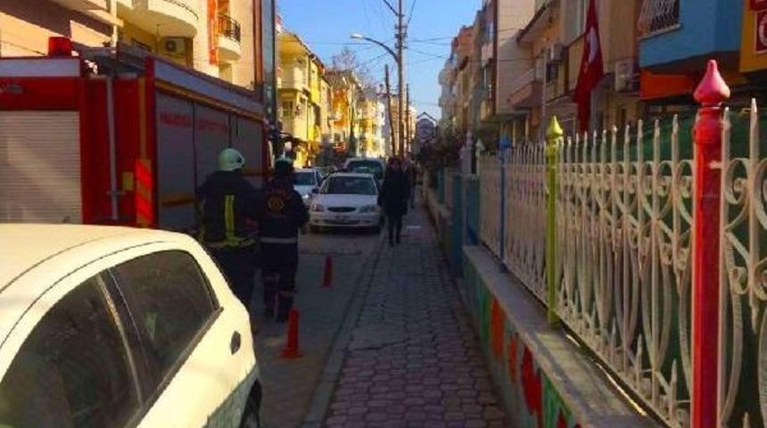 Minikleri Korkutan Yangın