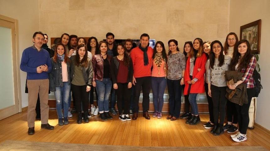 &Ouml;ğrencilerden Başkan Kocadon&rsquo;a Ziyaret