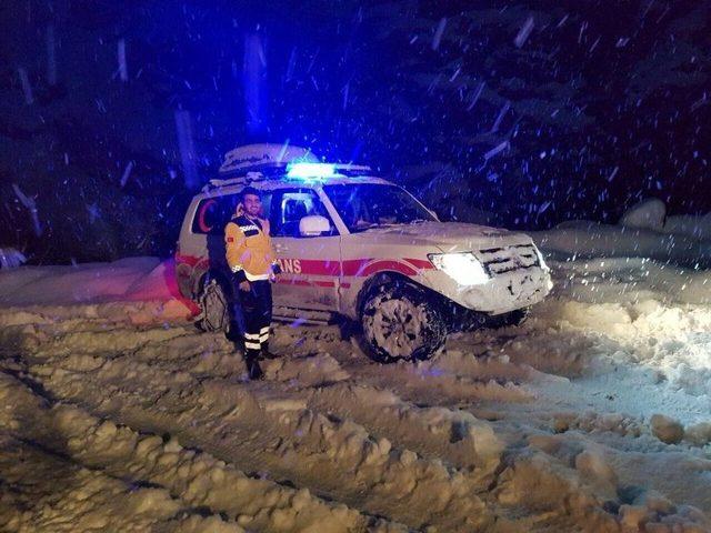 Beyt&uuml;şşebap&rsquo;ta 8 Saatlik Hasta Kurtarma Operasyonu 1