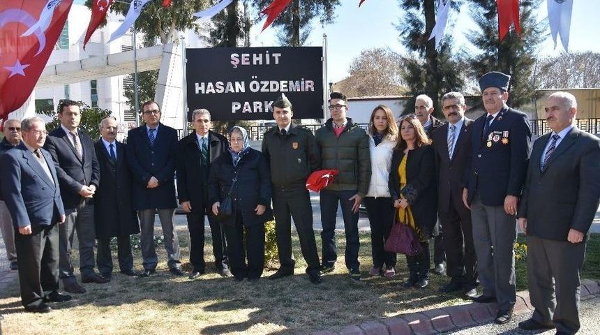 Şehit Polis Memuru Hasan &Ouml;zdemir&rsquo;in Adı Parkta Yaşayacak