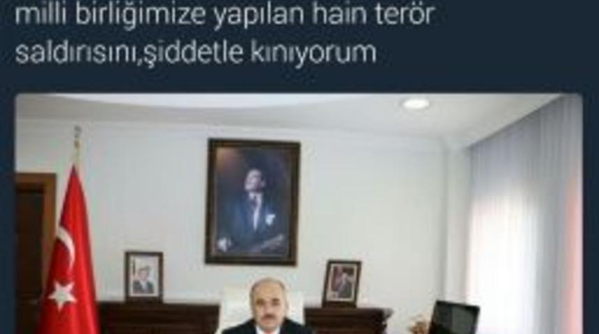 Vali Dağlı Viranşehir&rsquo;de Ger&ccedil;ekleştirilen Saldırıyı Kınadı