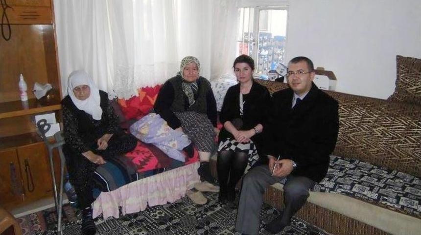 Şark&ouml;y Kaymakamından Ev Ziyaretleri