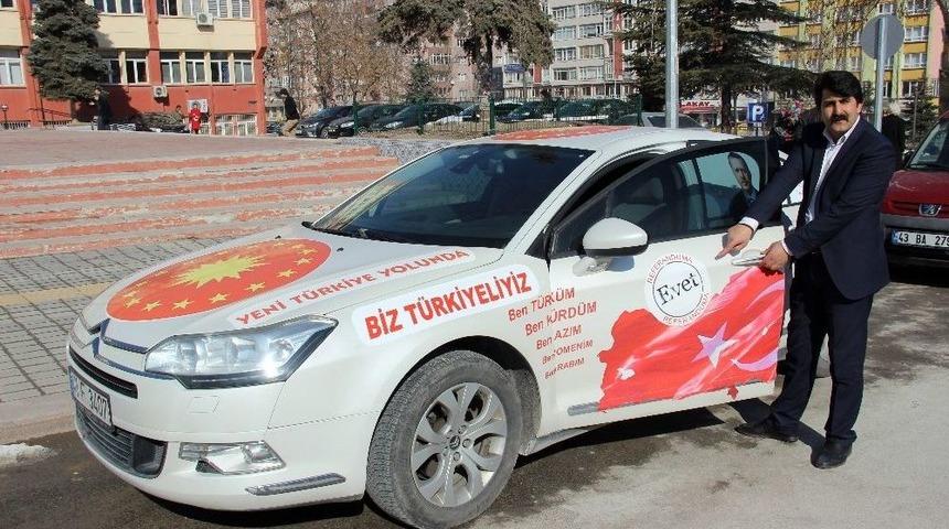 Erdoğan&rsquo;a Destek İ&ccedil;in Yola &Ccedil;ıkan &Ouml;zavcı, K&uuml;tahya&rsquo;da