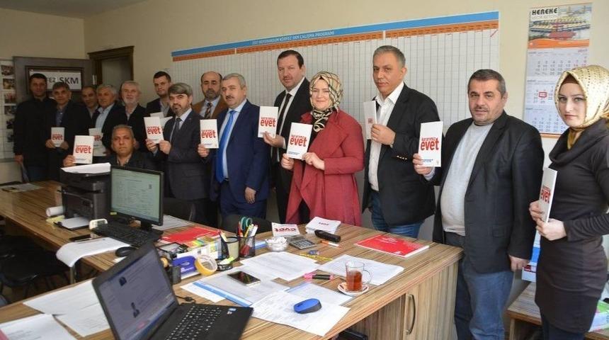 Başkan Baran, Referandum &Ccedil;alışmalarını İnceledi