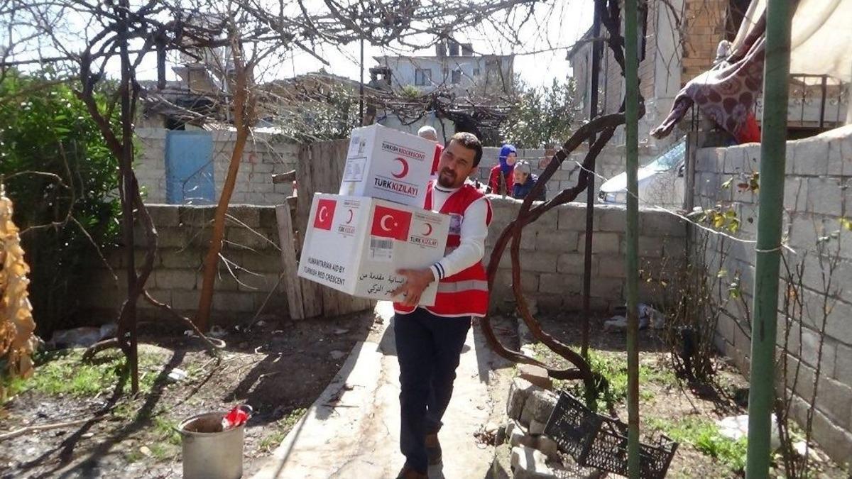 Kızılay&rsquo;dan Alıcı Ailesine Yardımlar Devam Ediyor