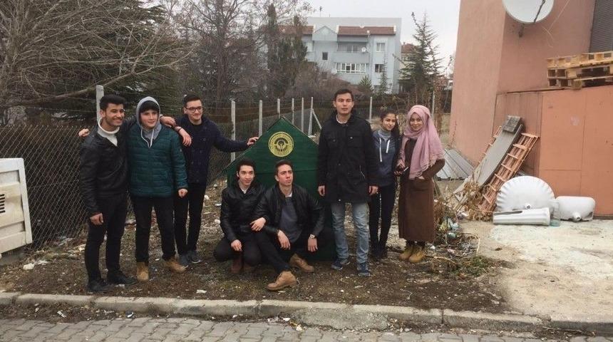 Odunpazarı Hayvansever &Ouml;ğrencilerle El Ele