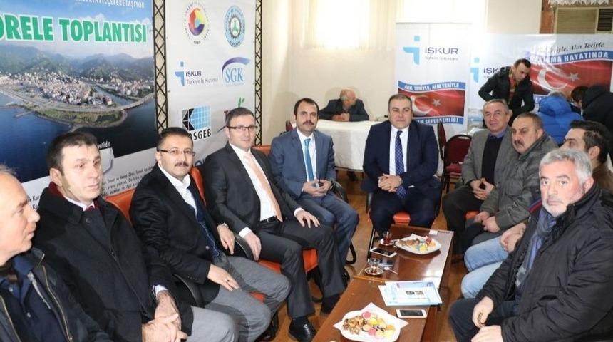 Giresun Ticaret Ve Sanayi Odası G&ouml;rele&rsquo;de İş D&uuml;nyası İle Buluştu.