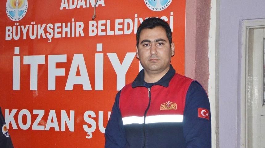 "kuyu" Yu Kurtarmanın Y&ouml;ntemi Adanalı İtfaiyeciden