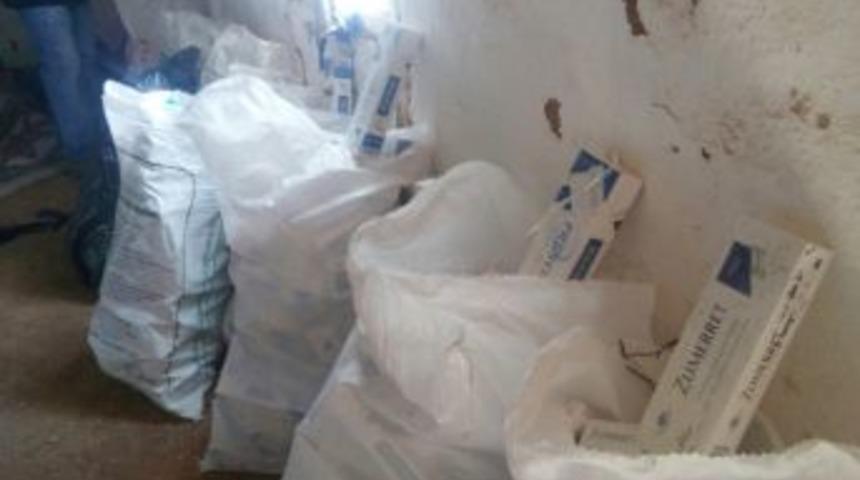 Kızıltepe&rsquo;de Ka&ccedil;ak Sigara Operasyonu