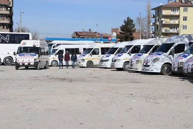 Minibüs Ve Servisçi Esnafından Mitinge Ücretiz Servis