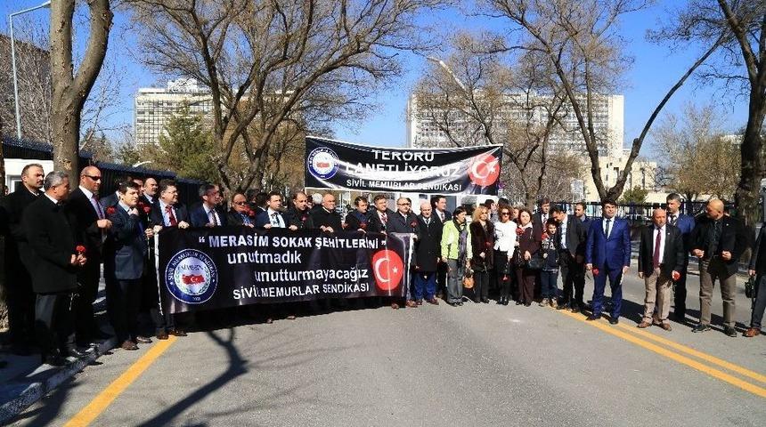 Merasim Sokak Şehitleri Anıldı