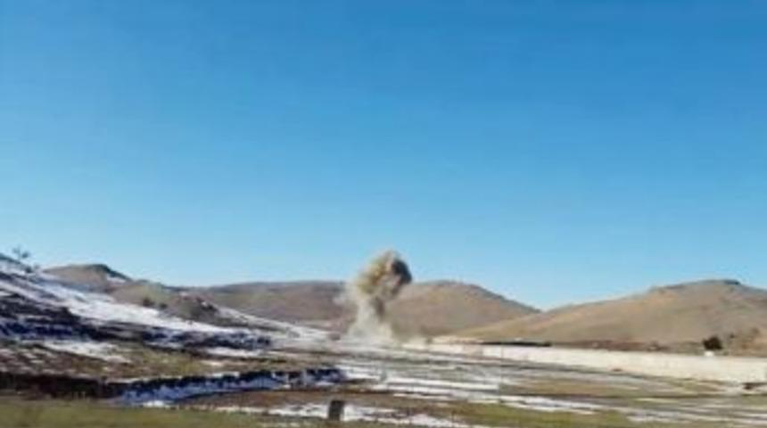 Mardin&rsquo;de Yola Tuzaklanan Patlayıcı İmha Edildi