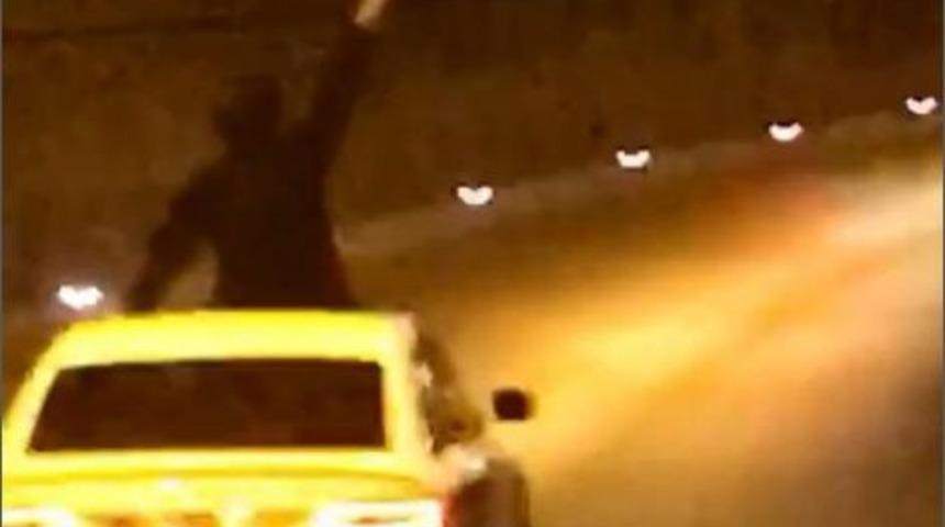 T&uuml;nelde Tabancayla Ateş A&ccedil;tılar