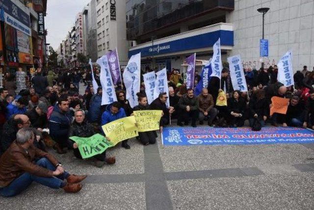 Kesk, Ihraçları Oturma Eylemiyle Protesto Etti