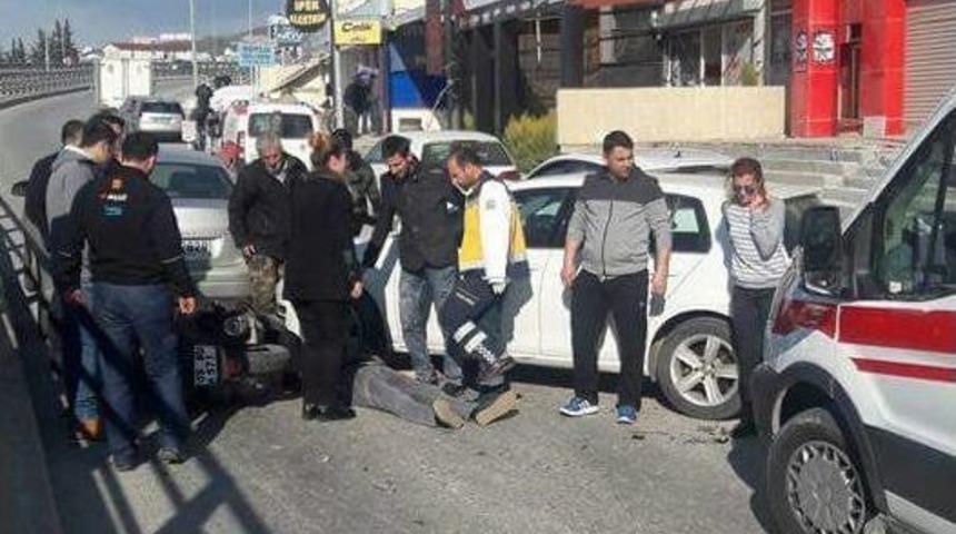 Kuşadası&rsquo;nda Trafik Kazası, 1 Yaralı