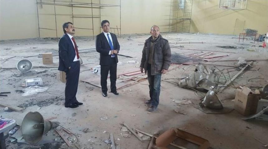 Spor Salonunda Depreme Karşı G&uuml;&ccedil;lendirme &Ccedil;alışmalarında Sona Gelindi