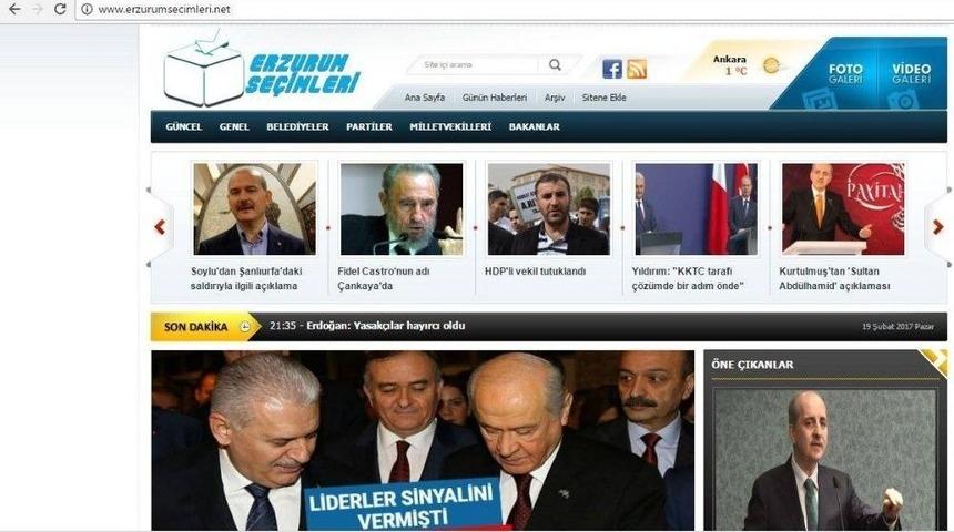 Erzurum Se&ccedil;imleri Yeniden Yayında