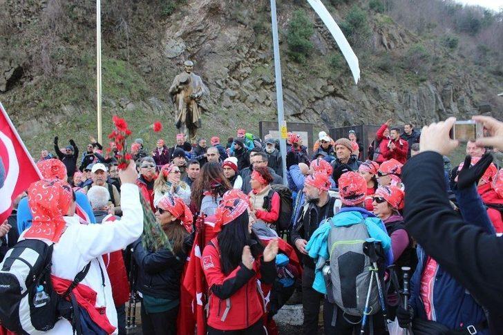 Atatürk Ve İstiklal Yolu Kış Yürüyüşü Başladı G3