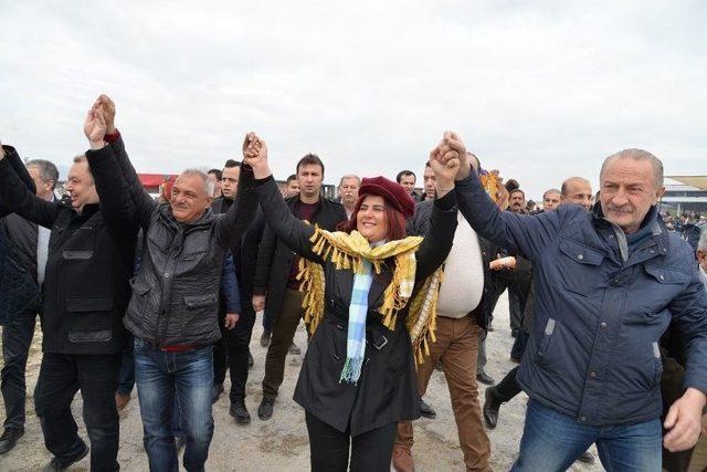 Başkan Çerçioğlu, Çine Deve Güreşi Festivaline Katıldı