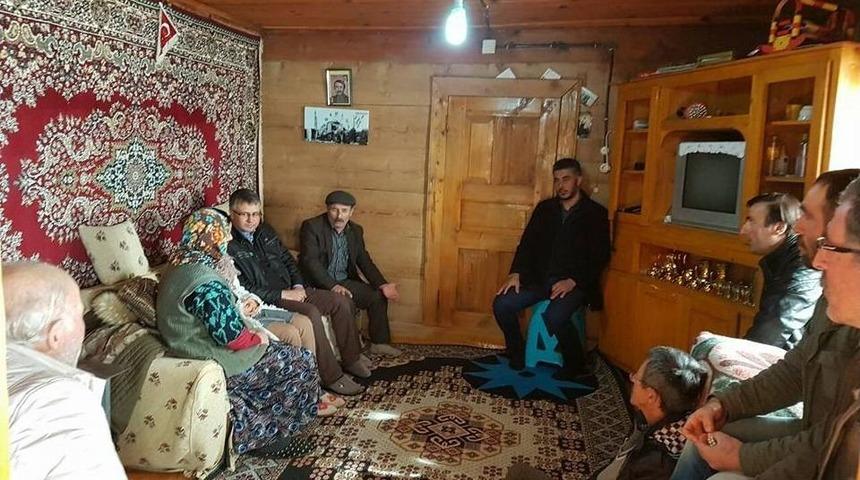 Kaymakam&rsquo;dan Şehit Ailesine Ziyaret