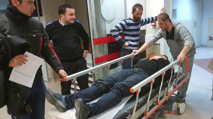 Motosikletler &Ccedil;arpıştı, Yaralılar Asker Arkadaşı &Ccedil;ıktı