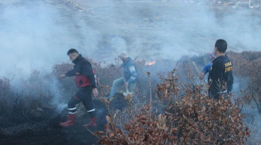Tavşanlı&rsquo;da Orman Yangını