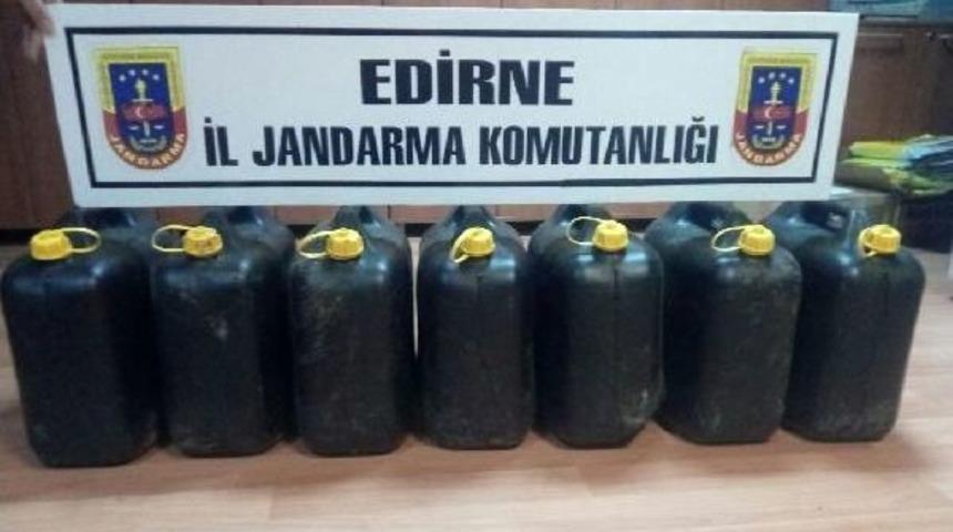 Edirne&rsquo;De 153 Litre Asit Anhidrit Ele Ge&ccedil;irildi