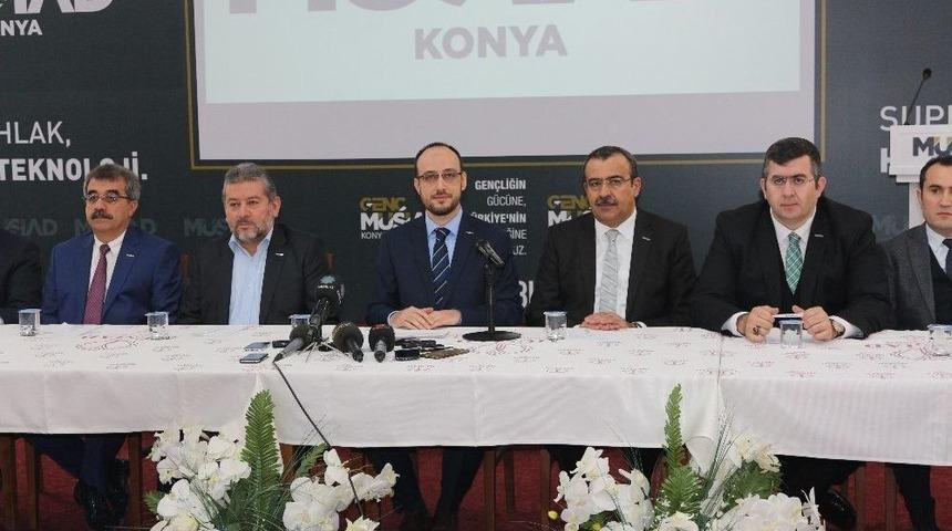 M&uuml;siad Konya Şube Başkanı &Ouml;mer Faruk Okka: