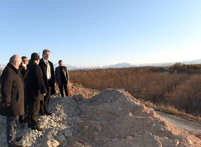 Başkan &Ccedil;akır &Ccedil;alışmaları Yerinde İnceledi 1