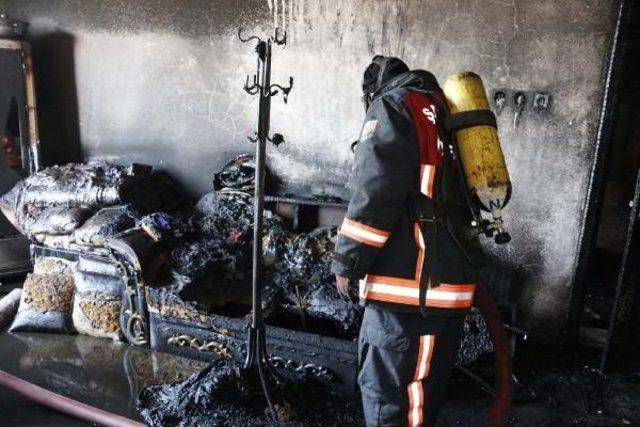 Siverek’Te Yangın Çıkan Evdeki Kadın Yaralandı