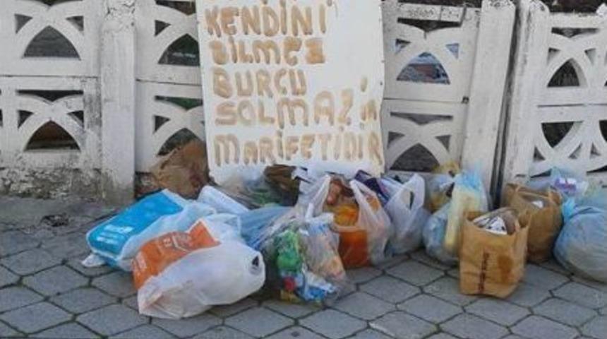 Sokağa &Ccedil;&ouml;p Atan Kişiyi İsmiyle Deşifre Etti