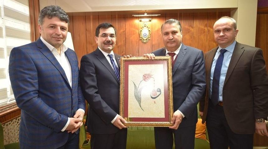 Ak Parti&rsquo;li Salih Koca&rsquo;dan Başkan &Ccedil;er&ccedil;i&rsquo;ye Ziyaret