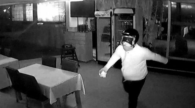 Kasklı Hırsız 15 Bin Liralık İçki Çaldı 2