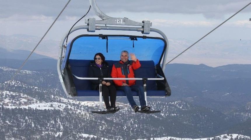 Başkan Zolan, Denizli Kayak Merkezi’ni İnceledi