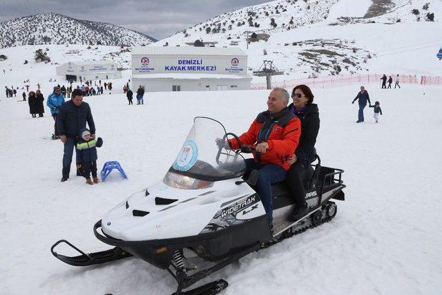 Başkan Zolan, Denizli Kayak Merkezi’ni İnceledi