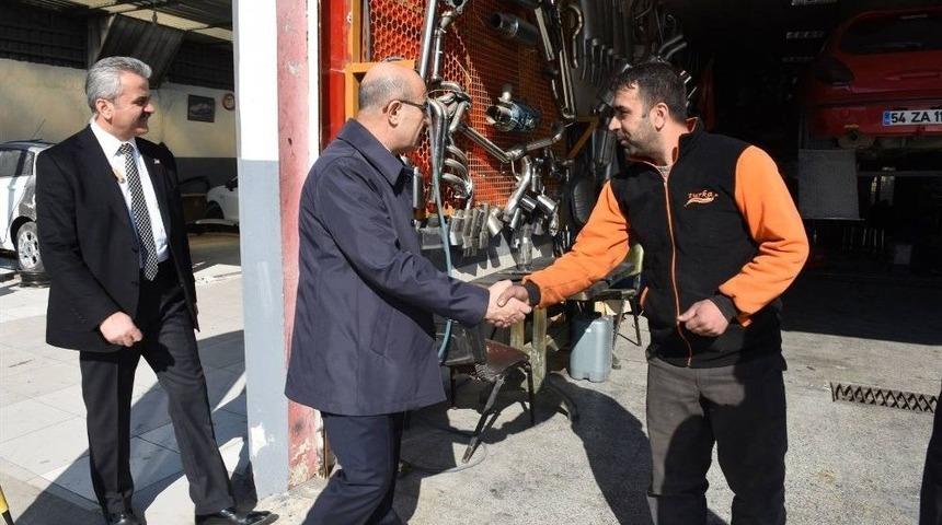 Vali Demirtaş, Esnaf Ve Vatandaşla Bir Araya Geldi