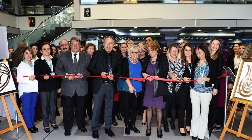 Masmek Kursiyerlerinin Eserleri Sergilendi