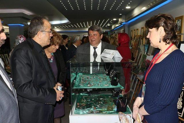 Masmek Kursiyerlerinin Eserleri Sergilendi 2