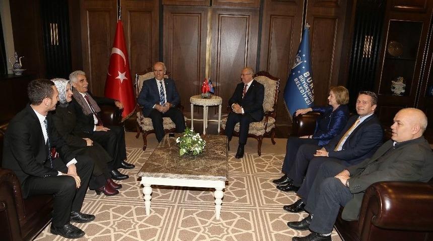 Kosova B&uuml;y&uuml;kel&ccedil;isinden B&uuml;y&uuml;kşehir&rsquo;e Ziyaret