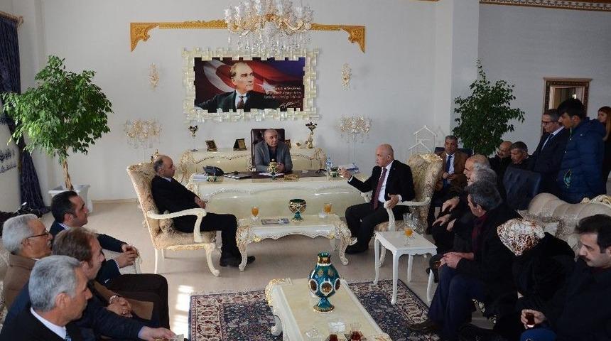 Ak Partili Vekilden Chp&rsquo;li Başkana Ziyaret