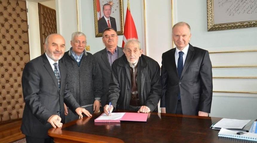 Cami Yapımına İlişkin Protokol İmzalandı