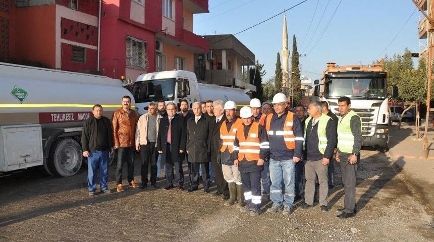 Aski Kanalizasyon Şebekelerinin Temizliğine Başladı